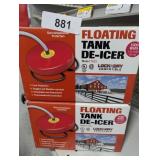 (2) NIB Floating Livestock Tank De-Icers