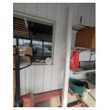 (1) White Vinyl Fence Post ~10ft. Length