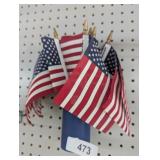 (12+) New Small American Flags