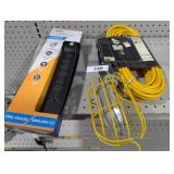Surge Protector & 50ft. Work Light