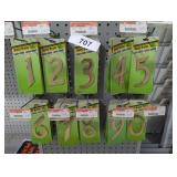 NIP Brass House & Mailbox Number Approx. 80