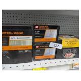 NIB Grip Rite Drywall Screws & Nails -