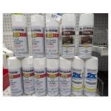 (12) Rustoleum Spray Paints in Assorted Whites