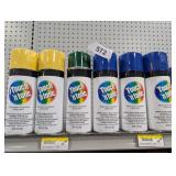 (6) Touch N Tone Spray Paints in Assorted Colors