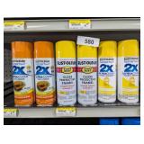 (6) Rustoleum Spray Paints in