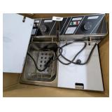 New Double Bin Deep Fryer