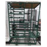 Green Hardware Store Display Rack