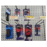 (7) NIP Hex Key Sets & NIP Folding Hex Keys