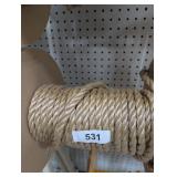 New 1/2" Braided Rope Partial Roll