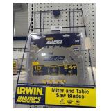 NIP Irwin Saw Blade Store Display w/ (1) 10" Blade