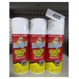 (3) New Roach Sprays