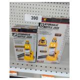 (2) Hydraulic Bottle Jacks