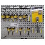 Dewalt 1/4" Drive Ratchet & (13) 1/4" Sockets