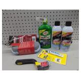Window Squeegee, Car Wax & De-Icers