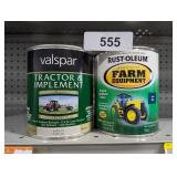 (2) Quarts Farm Equipment Paint in
