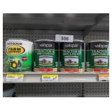 (4) Quarts Farm Equipment Paint in Farm Red