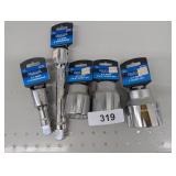 (3) Drive Sockets & (2) Drive Extensions