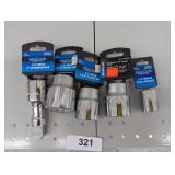 (4) Drive Sockets & (1) Drive Extension