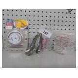 (2) NIP Measuring Cups, New Measuring Spoons &