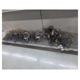 Large Assortment of Peg Board Hooks