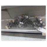 Assortment of Peg Board Hooks, +