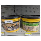 10lb Anchoring Cement & 10lb Water Stop Cement