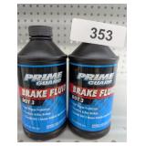 (2) New Prime Guard Brake Fluids