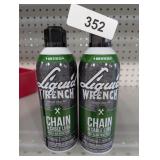 (2) New Liquid Wrench Chain & Cable Lube