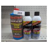 (2) De-Icers & (1) Hydraulic Stop Leak