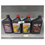 (3) Qts.of Motor Oil & (1) Qt. Transmission Fluid