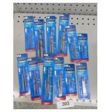 (11) Century Plug Taps & (1) Thread Gauge