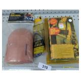 Rubber Knee Pads, Back Support Belt &