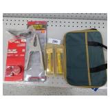 Tool Bag, Yellow Markers, Ground Clamp, +