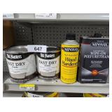 Stain, Polyurethane & Wood Hardener