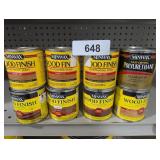 (8) Half Pints Stain & Polyurethane