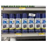 (7) Rustoleum Gloss Navy Spray Paints