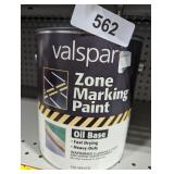 (1) Gallon White Parking Lot Paint