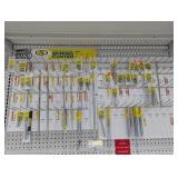 Plastic Display Board & Hooks w/