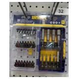 NIP Irwin 30 Pc. Screwdriving Bit Set