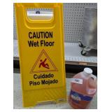 New Caution Wet Floor Sign &