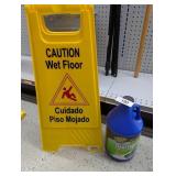 New Caution Wet Floor Sign &