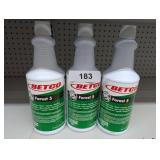(3) New Bottles Betco Restroom Cleaner