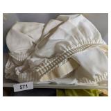 Tote No Lid + 10-15 Long Table Skirts, White