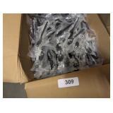 Individually Wrapped Black Plastic Spoons -*