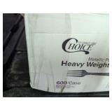 Full Box Choice Heavy Duty Plastic Forks