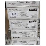 (5) Boxes of 72 Plastic Serving Spoons 10'