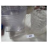 Heavy Weight Plastic Serving Containers & Trays