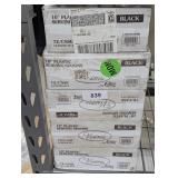 (5) Boxes of 72 10' Plastic Spoons, Black