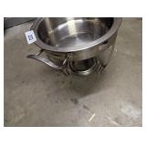Small Round Chafing Pan w/ Holding Frame