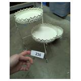 Metal Three Tier Serving Stand